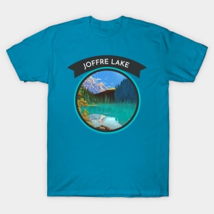 Vintage Joffre Lake Celebrating the Beauty of Nature and Lake Life T-Shirt